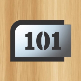 NUMEROS PARA APARTAMENTO 101 106 DECORCHIC