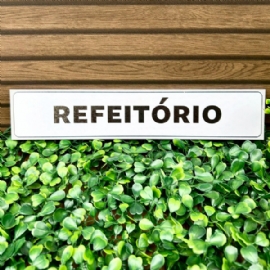 PLACA PVC 5X25 CM  REFEITORIO DECORCHIC