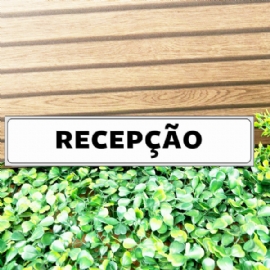 PLACA PVC 5X25 CM  RECEPCAO DECORCHIC