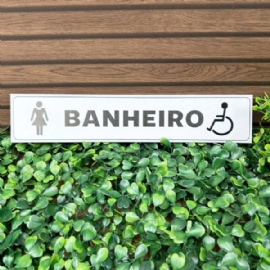 PLACA PVC 5X25 CM  BANHEIRO F/C DECORCHIC