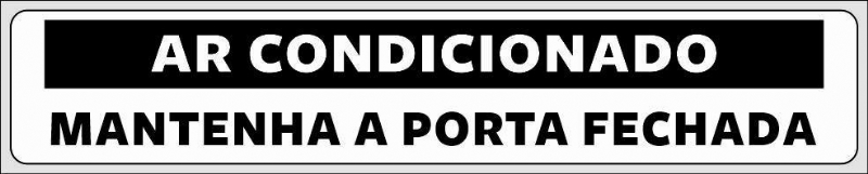  Placa Pvc 5x25 cm  Ar Condicionado