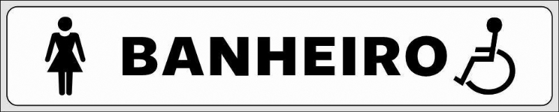     Placa Pvc 5x25 cm  Banheiro F/C