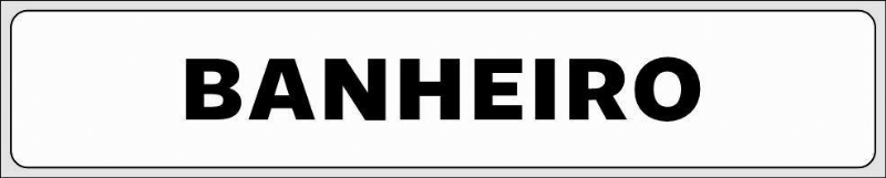      Placa Pvc 5x25 cm  Banheiro